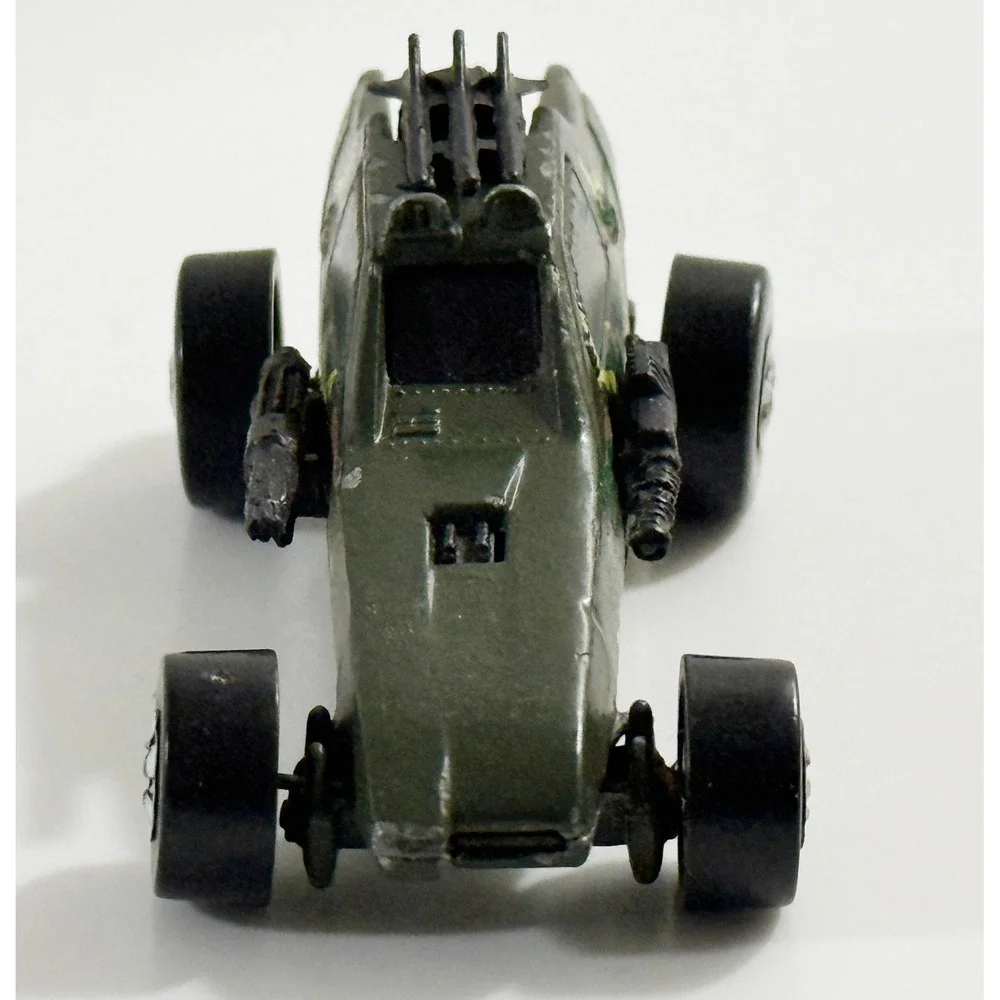 Hot Wheels Enforcer Diecast Kids 1:64 Green Camo Military Assault Buggy 1987